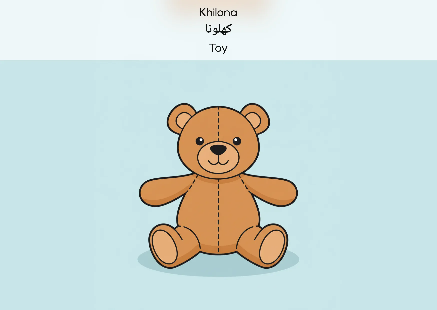 Flashcard: Toy (کھلونا)